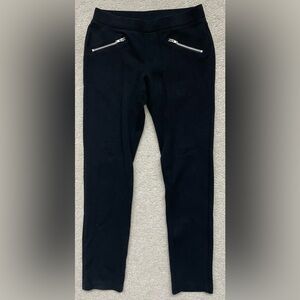 Gymboree 12 Black Stretchy Zipper Pocket Pants